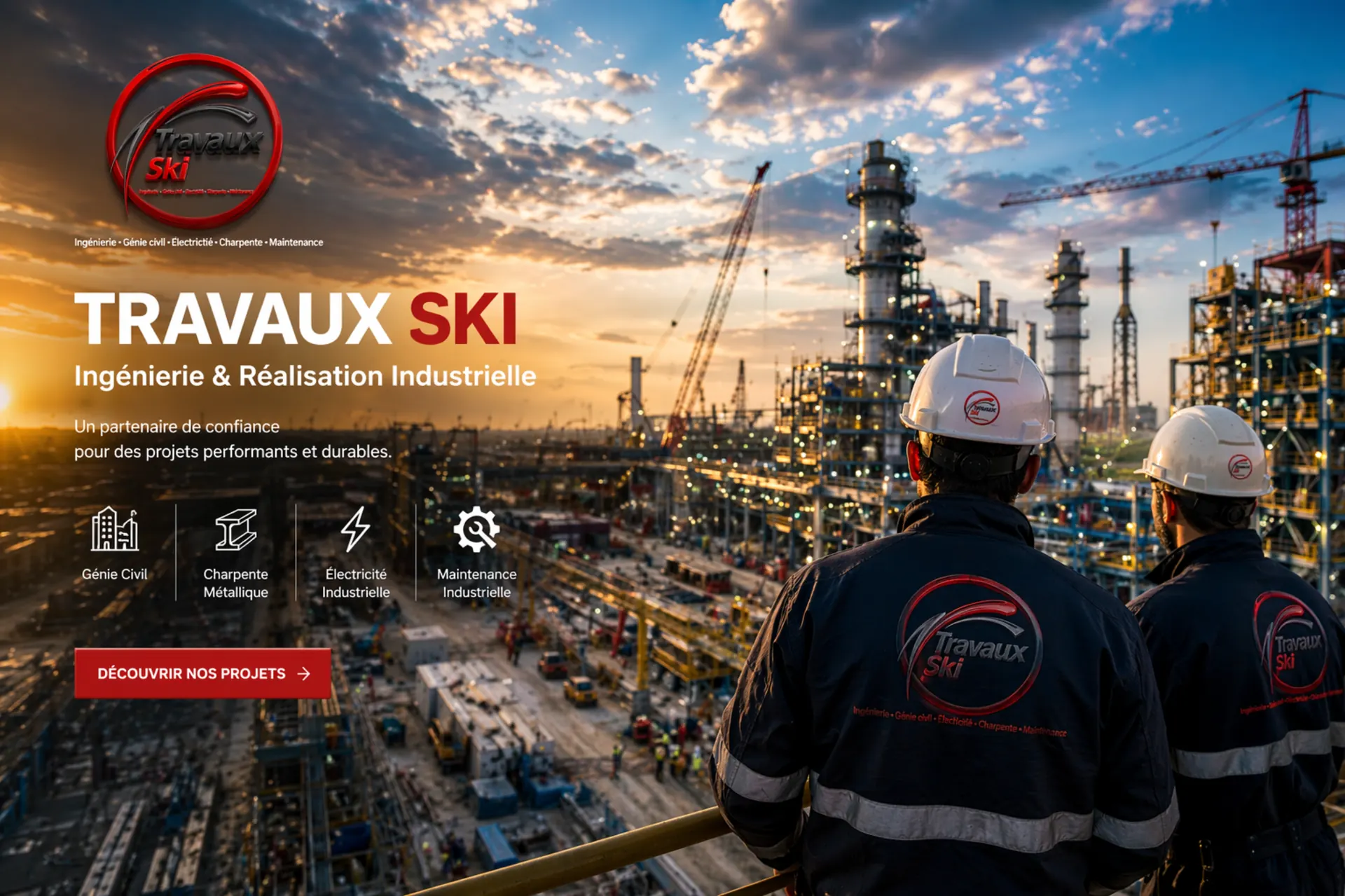 Galerie travaux industriels EURL TRAVAUX SKI - hero